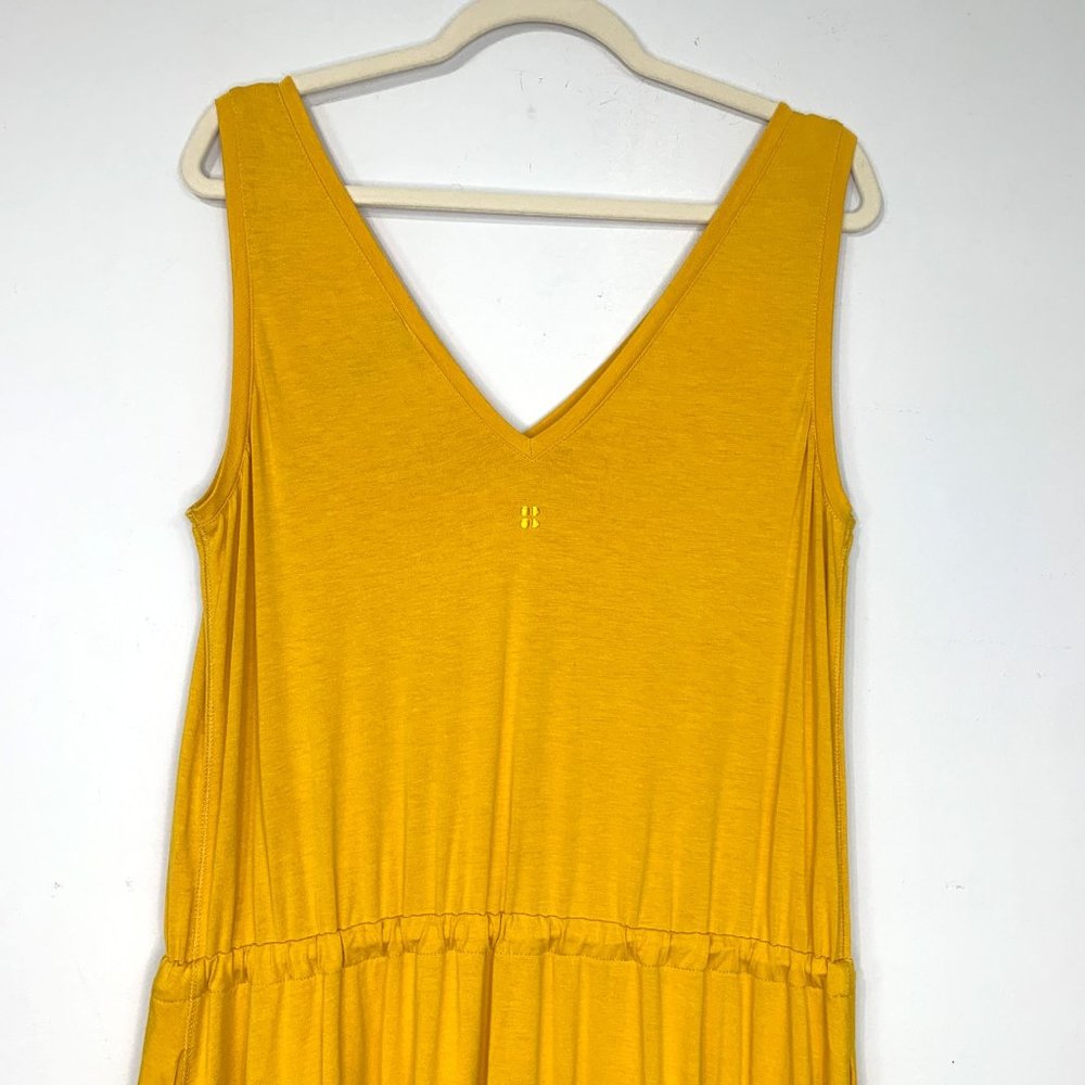SWEATY BETTY Golden‎ Yellow Take it Easy Dress Size L / 12 - Picture 9 of 11